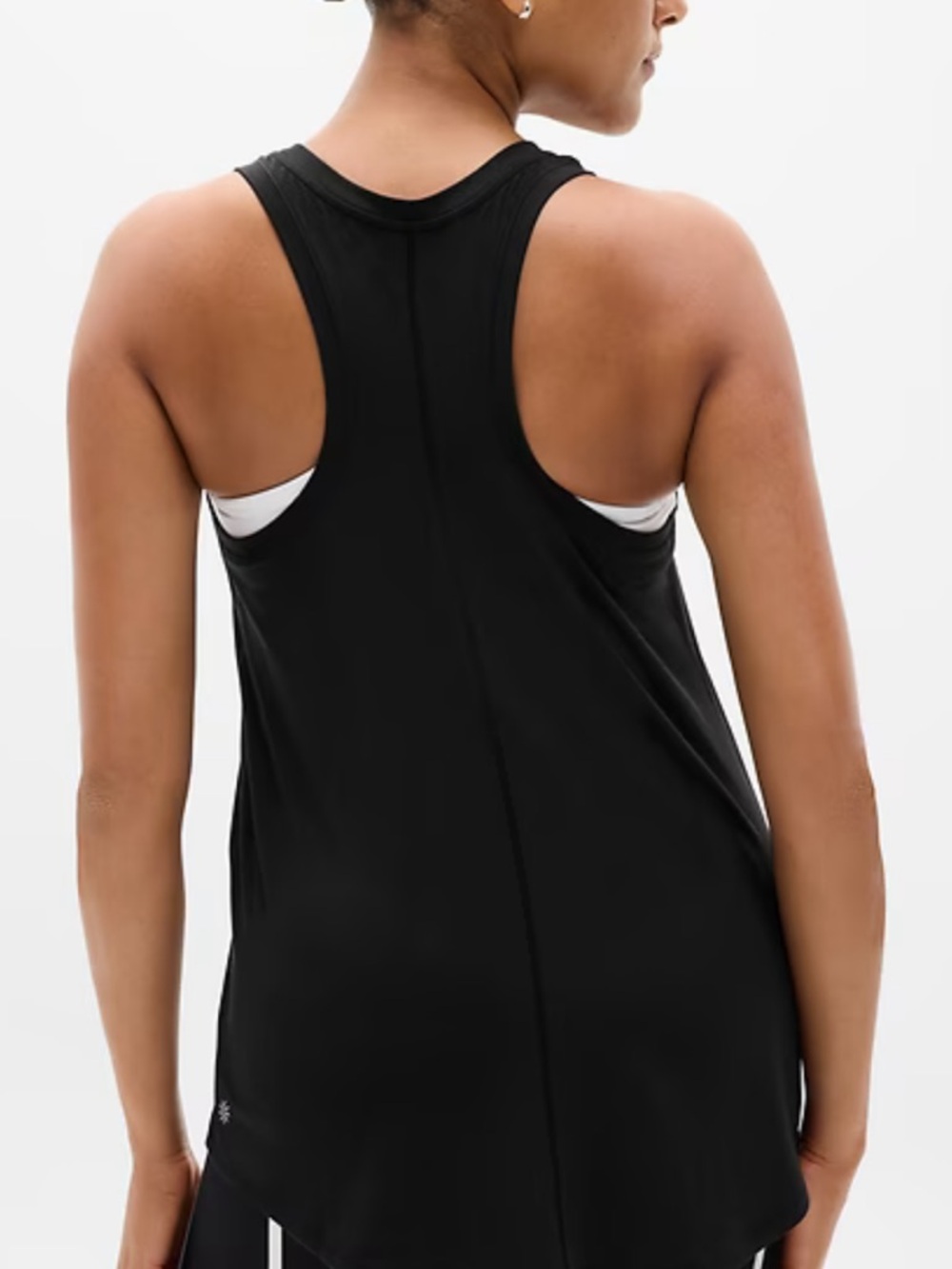 NWT Athleta With Ease Sport Racerback Tank. Size Small. Black.